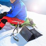 Cargador solar plegable para alta montaña