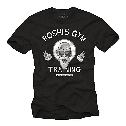 camiseta genio tortuga geni tortuga muten roshi - Roshi's gym training with the master