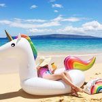 Flotador de unicornio gigante, genial para la playa
